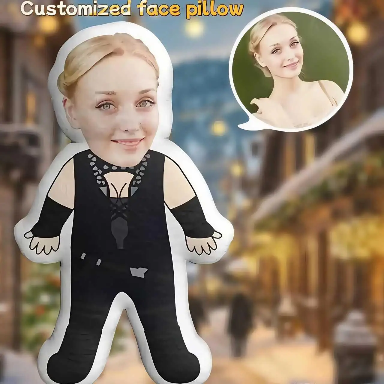 Creative customization of human figures! Integrating your photos into cartoon bodies, personalized pillows ignite fashion