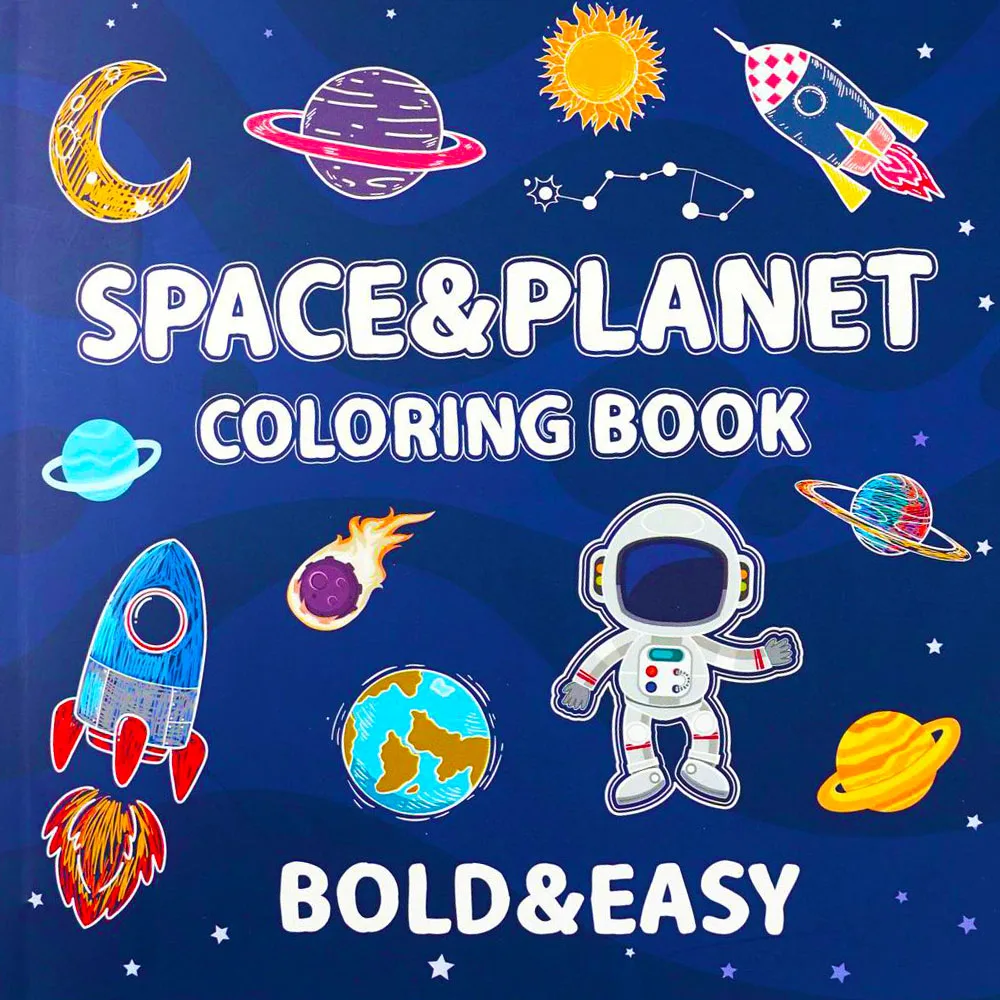 

Coloring Book For Adults And Teens Mysterious cosmic sea creature whale astronaut rocket For Relaxation Gift