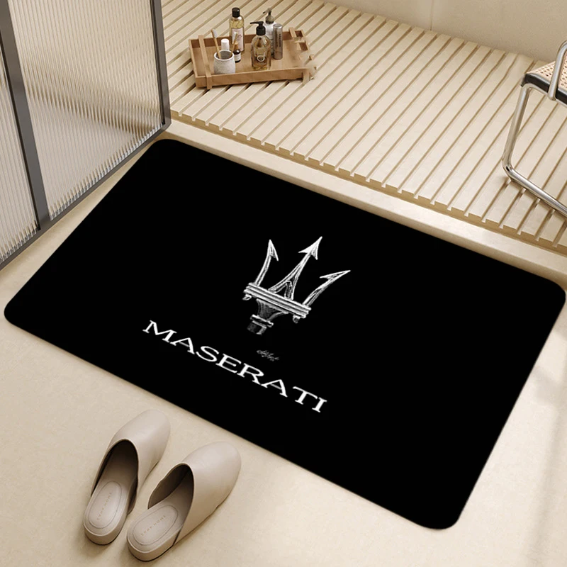 Welcome Prayer Carpet b-M-Maserati-s Living Room Rugs Foot Carpets Entrance Doormat Floor Mats Non-slip Mat Home Car Boot Decor