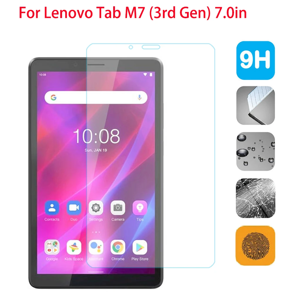 

9H HD Tempered Glass For Lenovo Tab M7 3rd Gen TB-7306 TB-7306F 7 inch Film Tempered Glass Tablet Screen Protector Anti Scratch