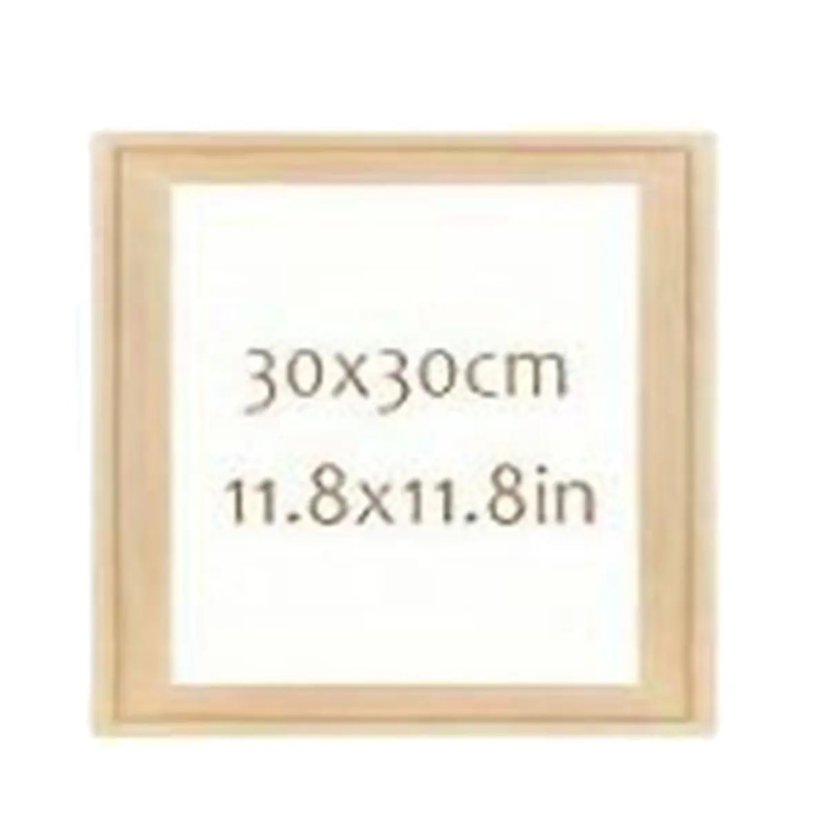 【MUST-HAVE LIST】 Wood 30cm X 30cm Canvas Frame Kit, Easy DIY Wooden Canvas Stretcher Bars for Oil & Painting