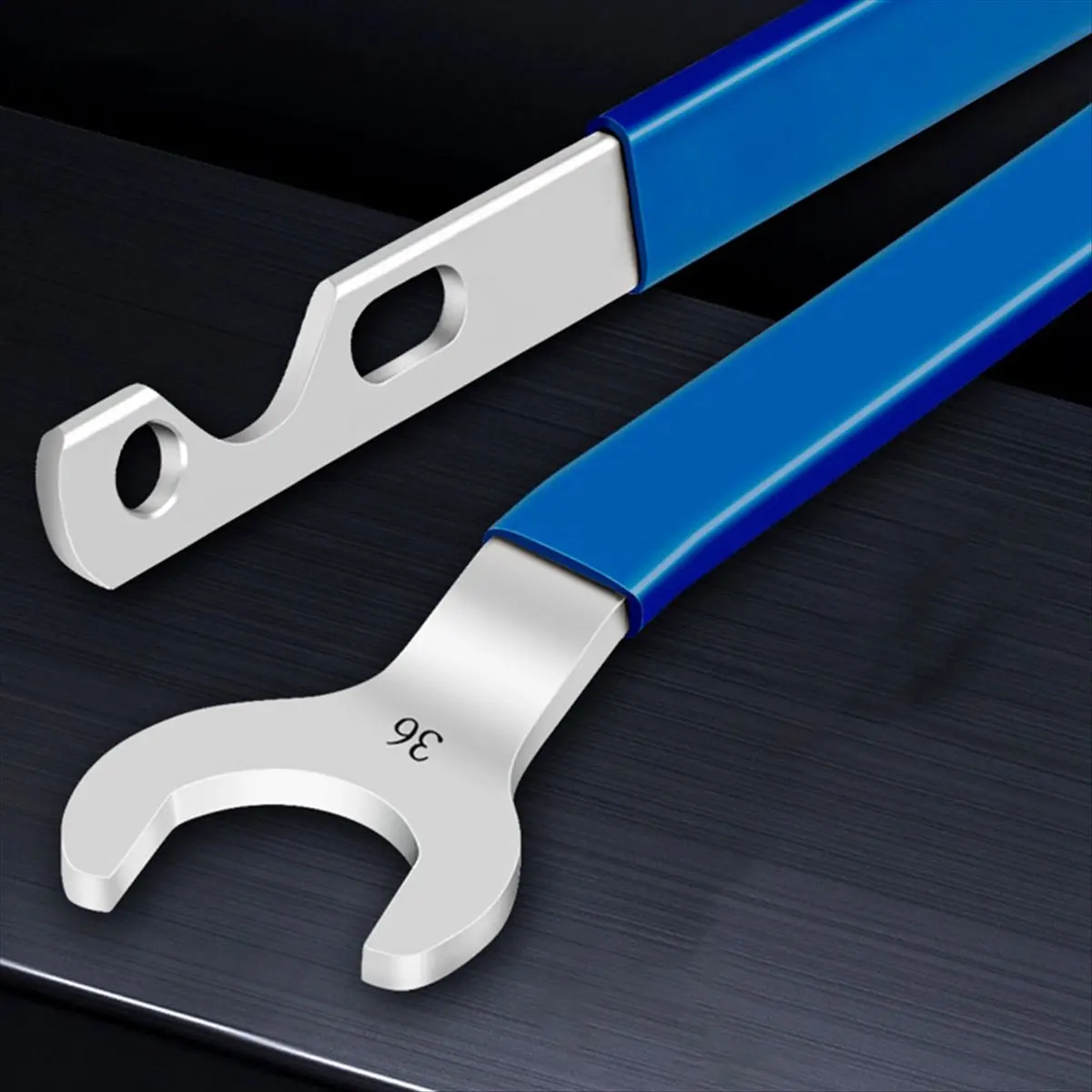 

Набор ключей для вентиляторной муфты (WSFS), ключи 32 мм и 36 мм - незаменимый инструмент, комплект для снятия вентиляторной муфты, ключ для гайки вентиляторной муфты и комплект для снятия.