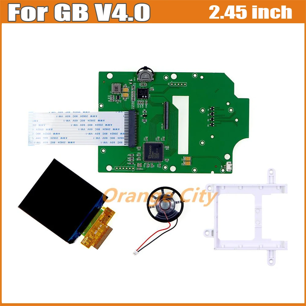 

1Set 2.45 Inch For GB V4.0 LCD Screen Kits For GameBoy GB Game Console V4 Backlight High Brightness