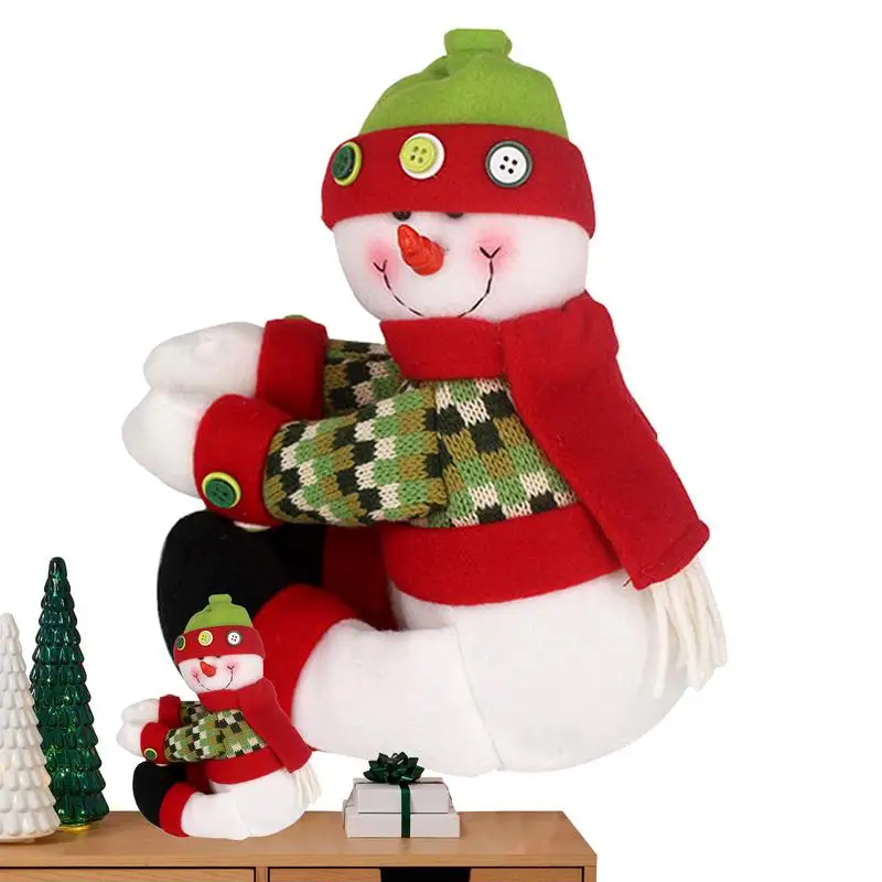 

Christmas Tree Toppers Decorations Santa Claus Tree Topper Christmas Snowman Tree Topper Treetop Ornament Hugger For Party