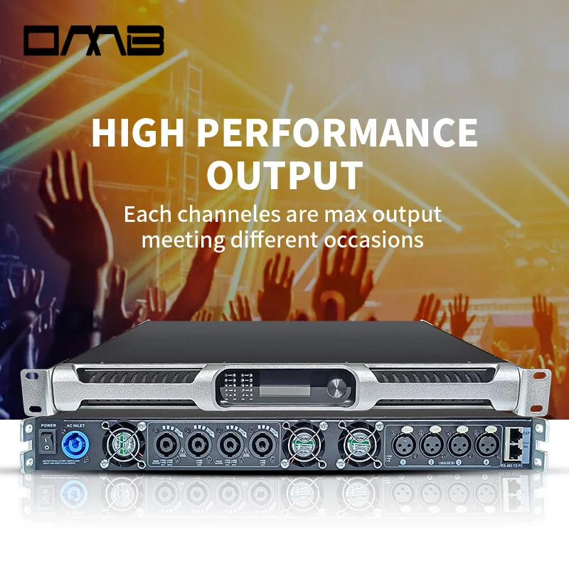 مضخم صوت TLF PFA16KDSP فئة D 1600 وات 4 قنوات مع مصدر طاقة متغير DSP، PFC، SRM #3