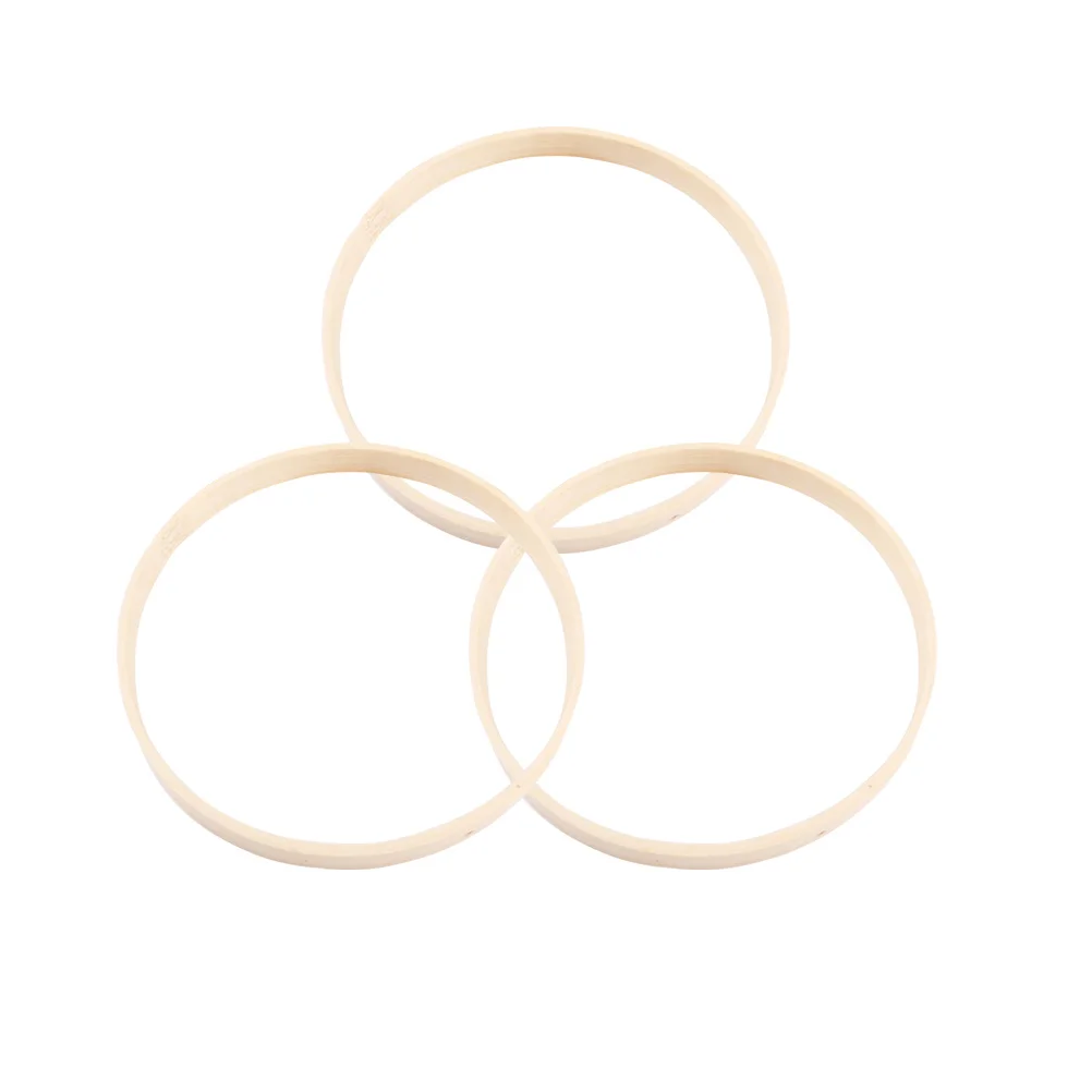 10 قطعة 20 سنتيمتر قطر الخيزران زاك حلقة الجدار الشنق الاكسسوارات الحرفية Diy بها بنفسك ماندالا ديكور زاك اكسسوارات الخيزران #3