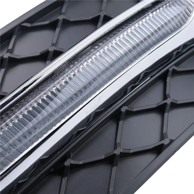 AU16-Car LED Fog Lamp DRL Daytime Running Light For Mercedes Benz W204 C-Class C300 C280 Sport 2013-2014