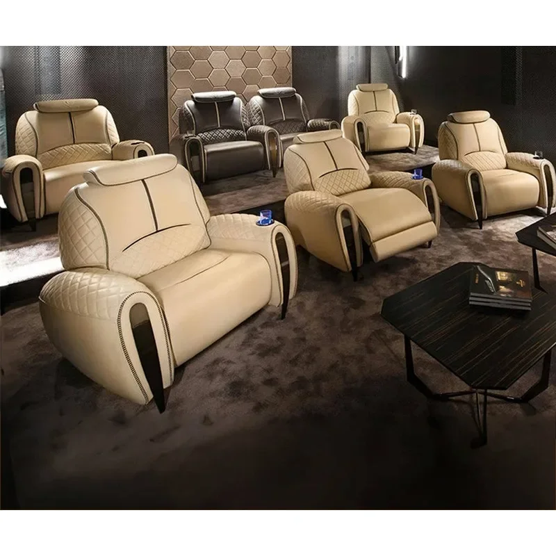 Cinema audio and video room, film and television hall, electric multi-functional viewing seat