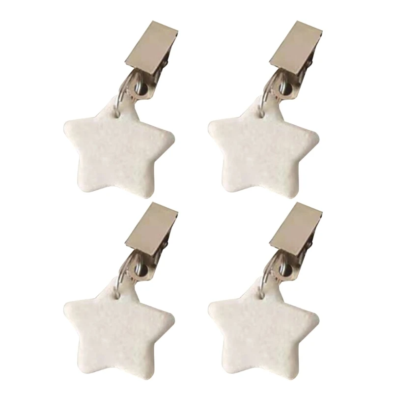 4pcs Tablecloth Weights Tablecloth Pendant Star Shape Table Cover Weights Hanger Drop Shipping