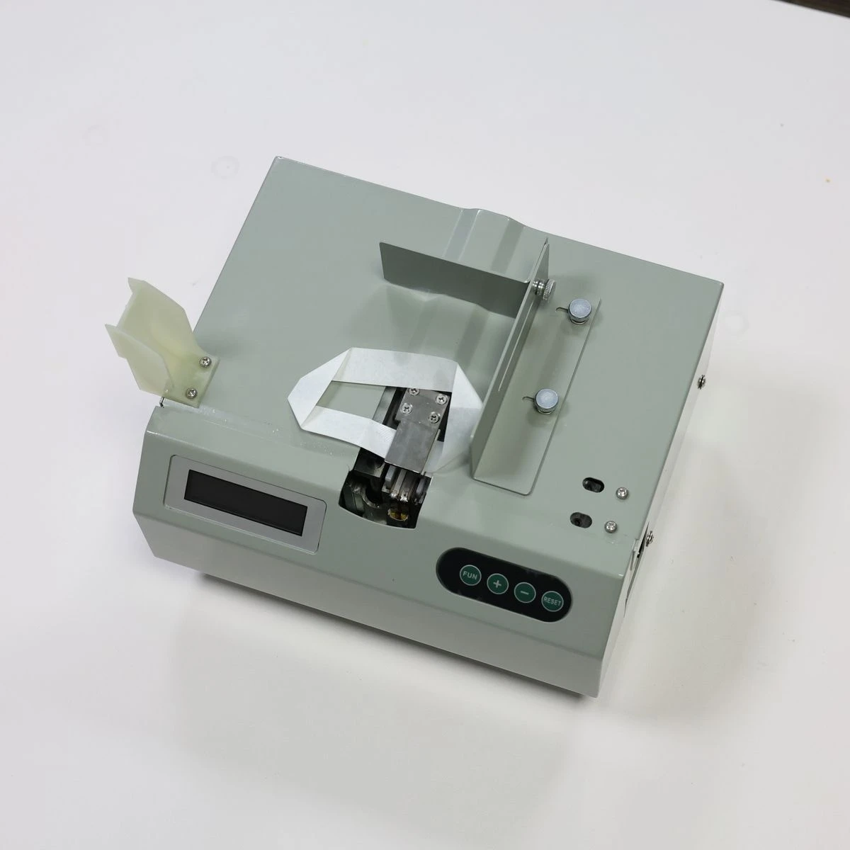 Máquina aplicadora de bandas pequeñas inteligentes de DG-45, máquina de embalaje de bandas para dinero, aplicadora de bandas de moneda de papel