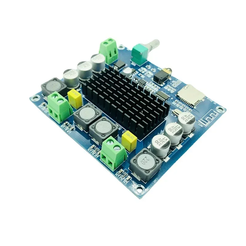 

XH-A105 Digital Bluetooth Amplifier Board Ultra Distance SupportAUXOn-Board PotentiometerTDA7498Double100W