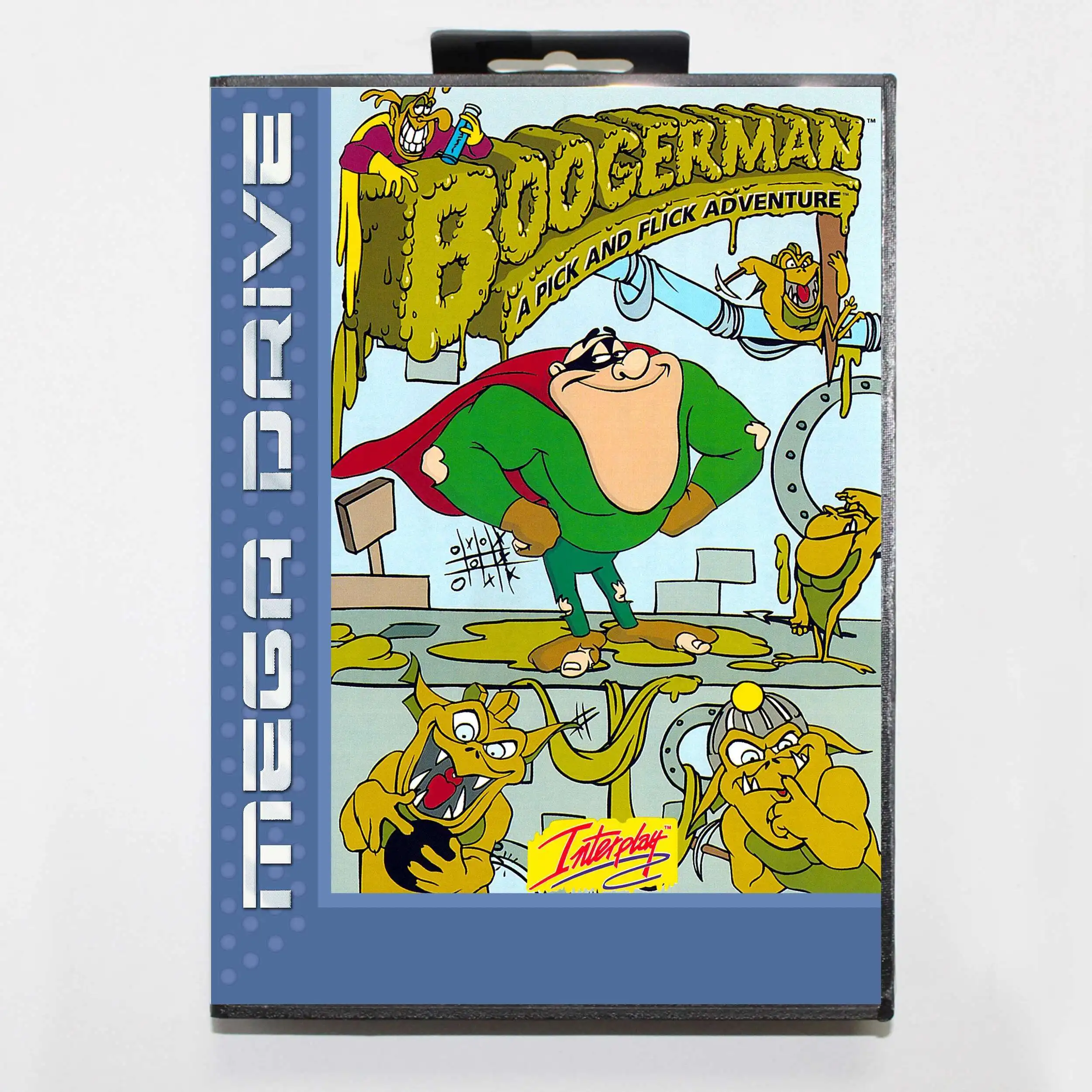 Boogerman مع صندوق لنظام Cartridge Megadrive Genesis 16 بت Sega MD