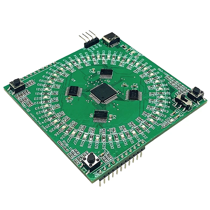 Neue Flow Lampe Oberfläche Montieren Schweißen Praxis Board Kit LQFP64 Schweißen DIY kit Für Elektronik Technologie Unterricht