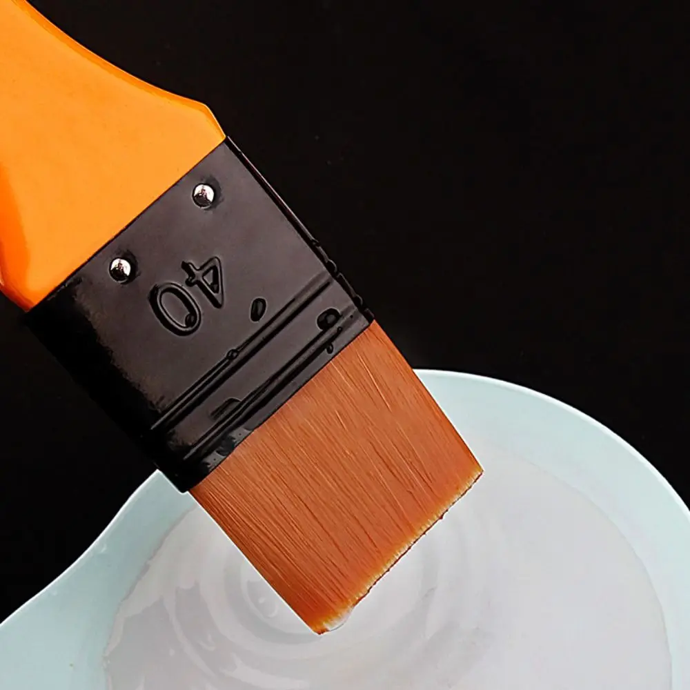 6pcs/set Good Pigment Adsorption Watercolor Paint Brush Flexible Brushstrokes Wooden Pen Holder Painting Brush Smooth Painting