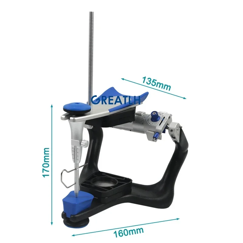 W pełni regulowany anatomiczny artykulator szczęki Gilbach mechanik układ łuku twarzy płyta prowadząca narzędzia do przenoszenia stołu