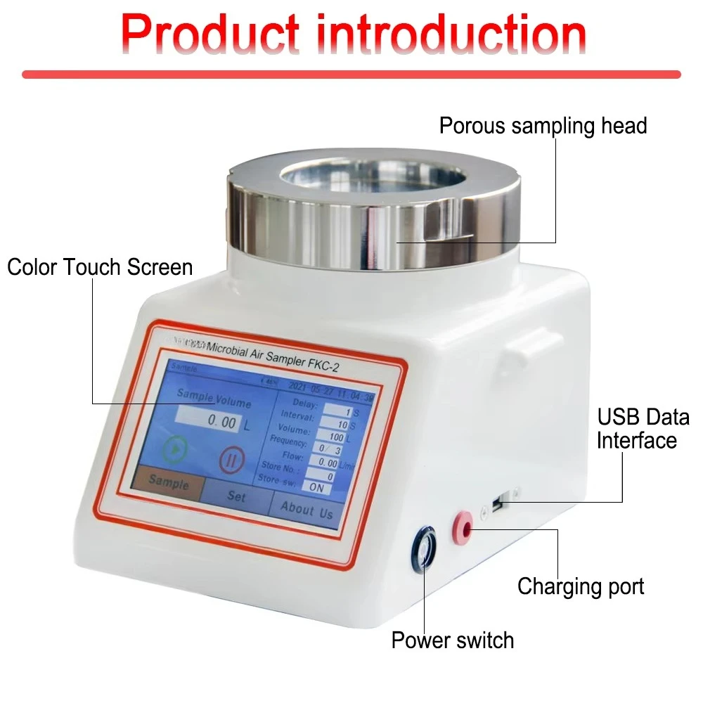 Microbial and biological air samplers, high-efficiency gas analyzers, AC/DC power supplies