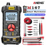 Mini Digital Multimeter Profesional ANENG 4000 Counts AC/DC Electrical Instruments Tester Auto Range Meter Multimetro Tool M167