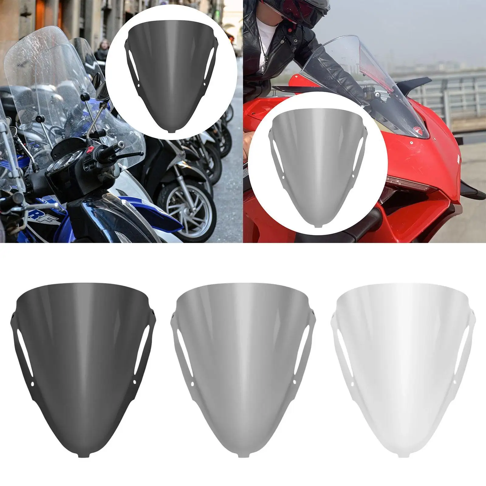 

Аксессуар для лобового стекла мотоцикла, повышенная защита, деталь для обновления высокого ветрового стекла для ZX6R 2024