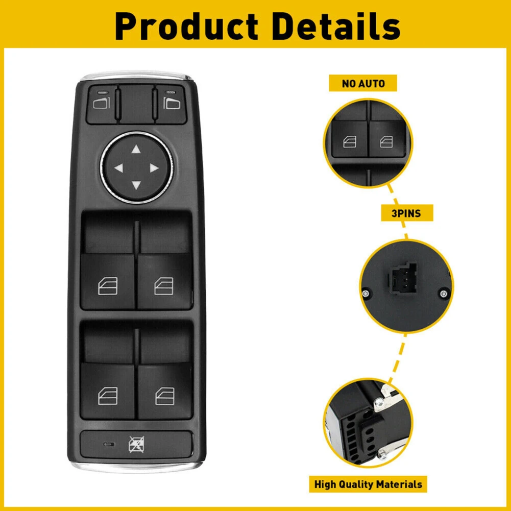 

A2049055302 Master Power Window Control Switch Window Regulator Switch Button Compatible for CC230 C250 C280 C300 C350 C63