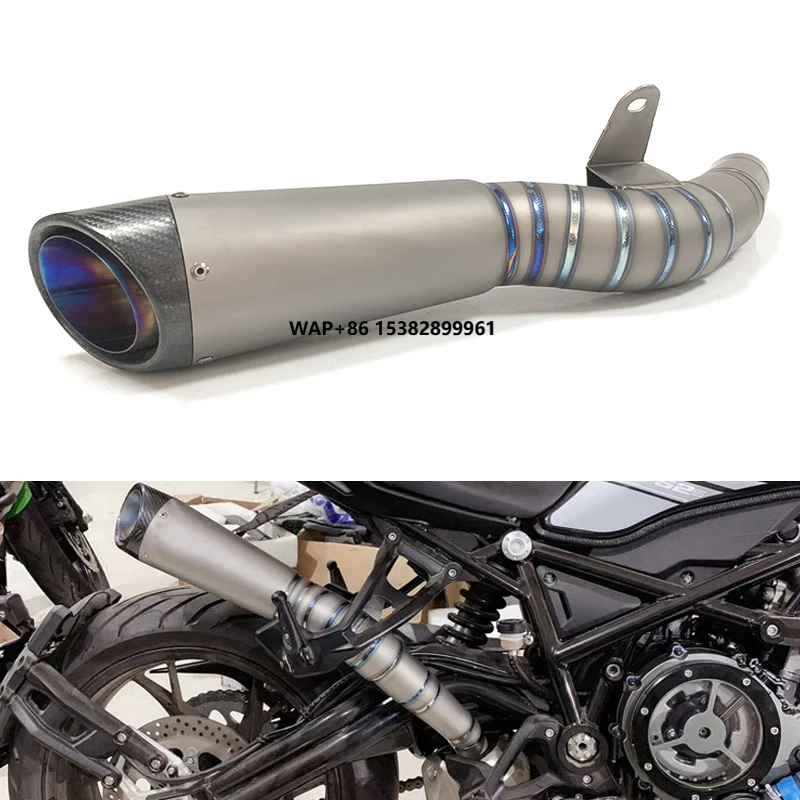 

Motorcycle Exhaust System for Benelli BJ750GS 752 752S Titanium Exhaust Slip-on Muffler 2019 2020 2021 2022 Slip on
