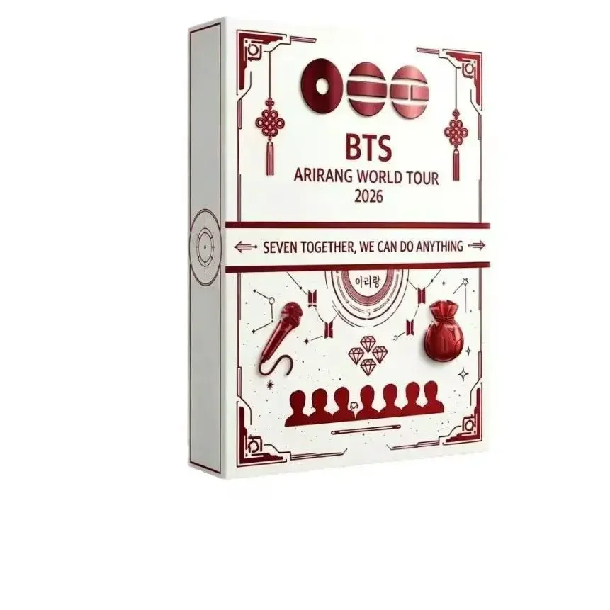 Acryl BTS Arirang World Tour 2026 Countdown Blind Box 24 Stück BT21 Puppen-Anhänger Vinyl-Schallplatten-Schlüsselanhänger Figur Sammlerstück Geschenk@ – Detail 4