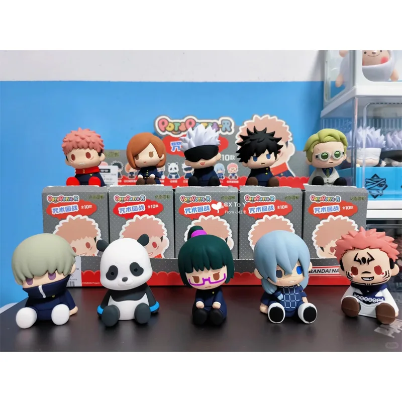 متوفر في المخزون صندوق أعمى Potepotte-R Jujutsu Kaisen الغراء نازف دمية سلسلة صندوق أعمى Gojo Satoru رائعة سطح المكتب الحلي اللعب
