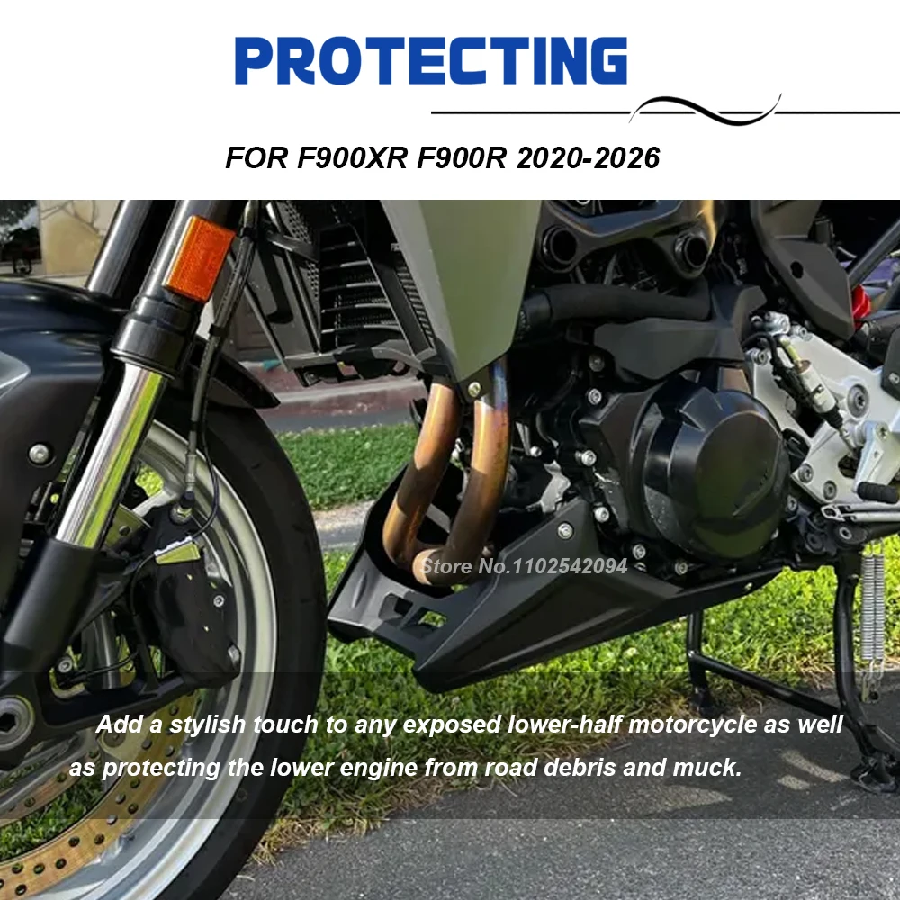 For BMW F 900R 900XR 2025 Motorcycle Belly Pan Lower Engine Chassis Fairing Guard For F900XR 2020-2026 F900R Skid Plate Spoiler