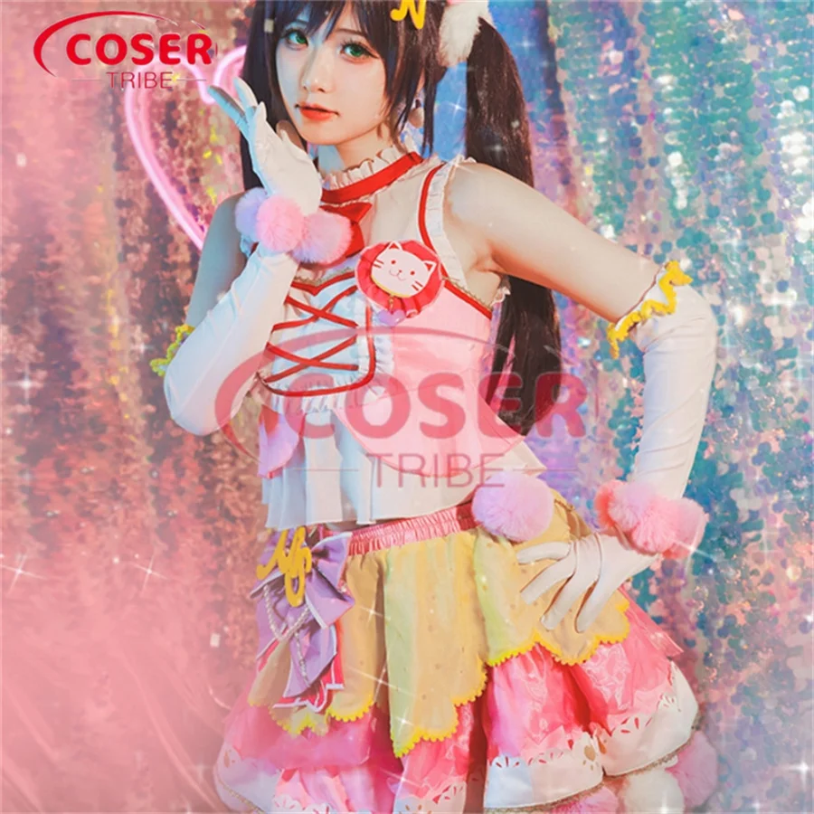 COSER TRIBE Anime Game Lovelive Tojo Nozomi cute Halloween Carnival Role CosPlay Costume Complete Set