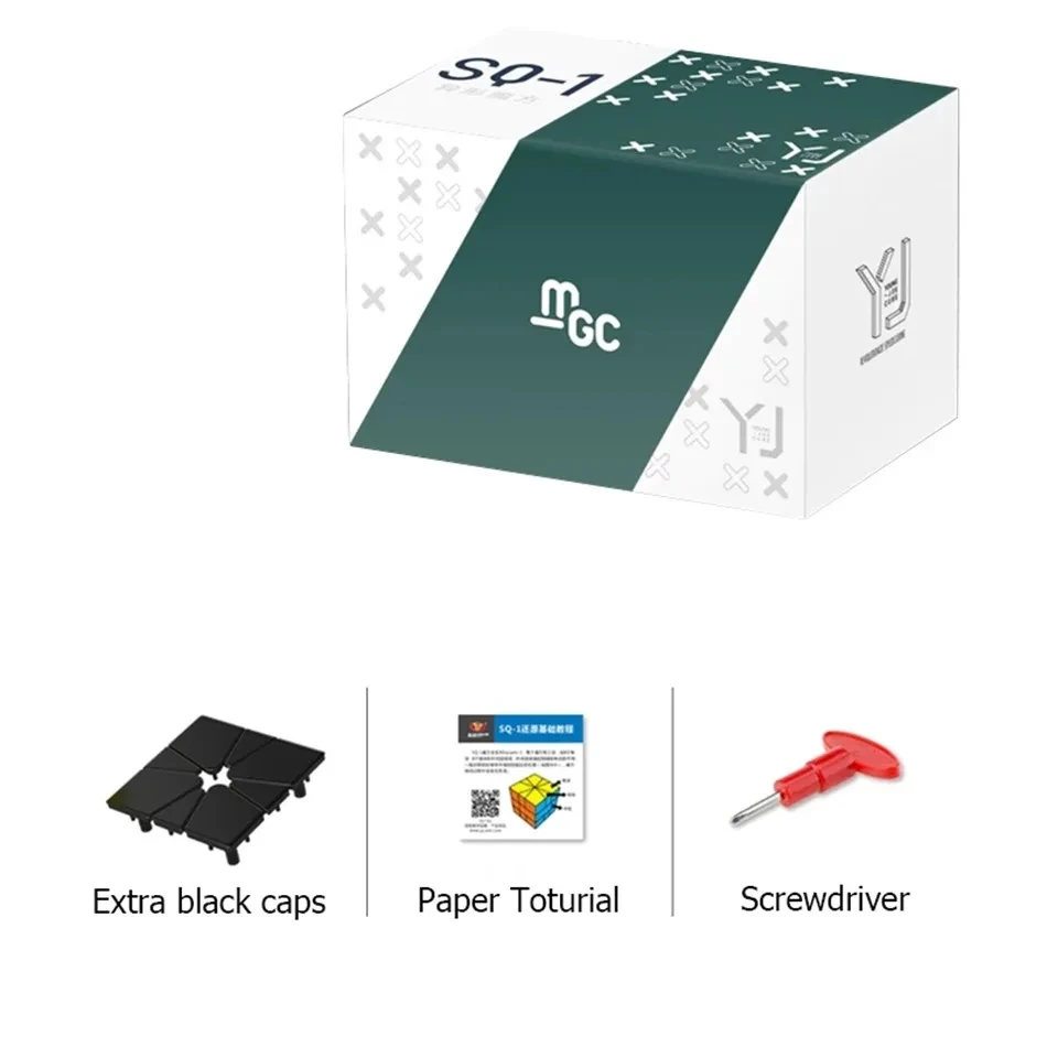YJ MGC SQ1 Cubo de velocidad magnético SQ-1 Cubo mágico rompecabezas YongJun MGC serie cuadrado 1 aprendizaje educativo niños Cubo mágico juguete juego