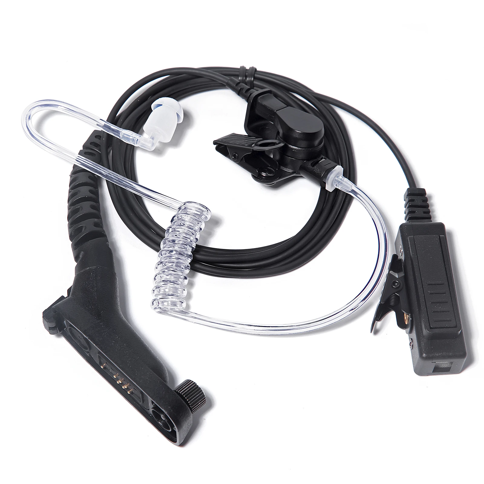 APX 6000 Earpiece with PTT XPR 7550e Headset Compatible for Motorola Radios APX 8000/7000/4000 XPR 7350e/7580e/7380e/7550/7350 - view 4