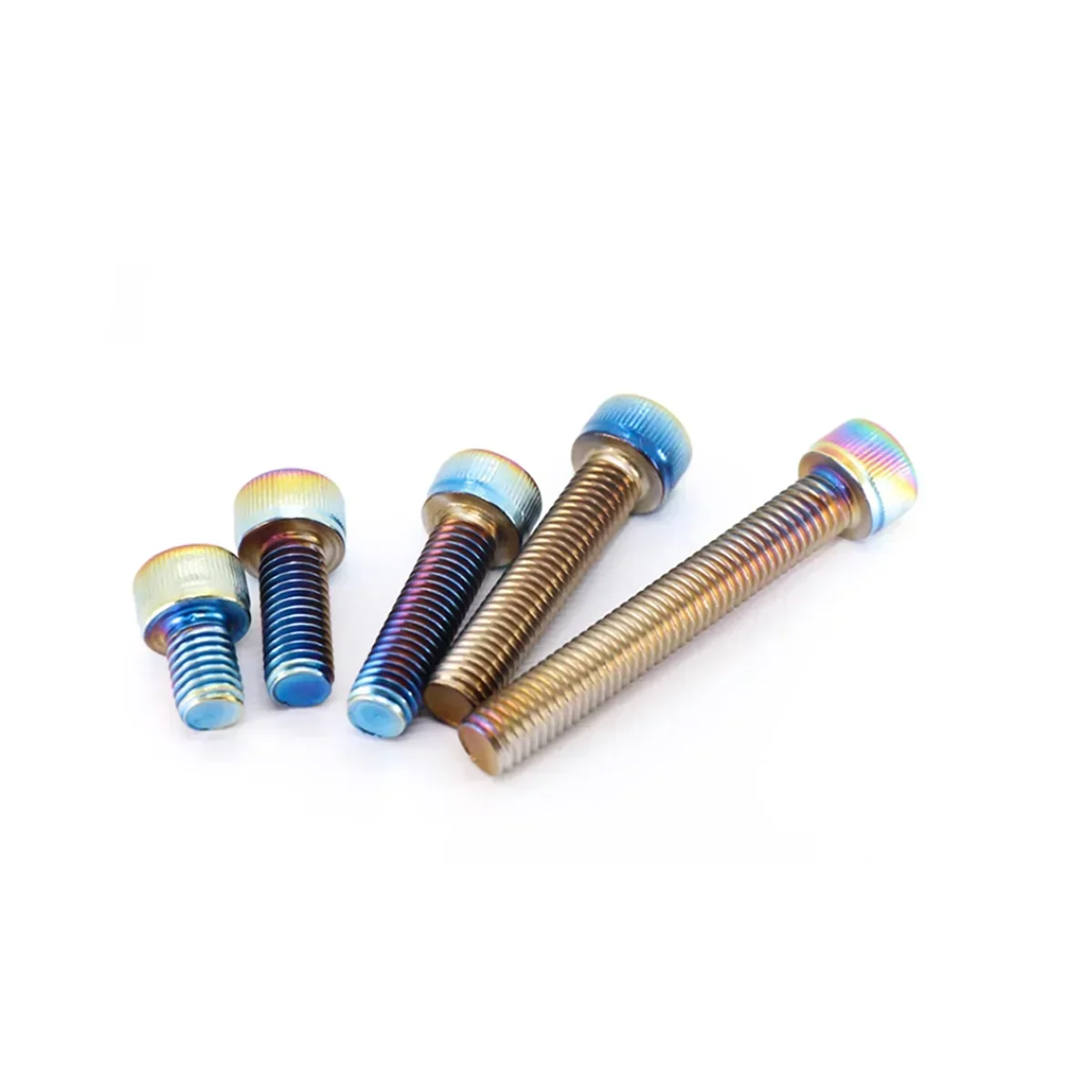 

Stainless Steel Cup Head Hexagonal Colored Modified Universal Screw / Fuel Tank Cover Colorful Bolt M4-M8