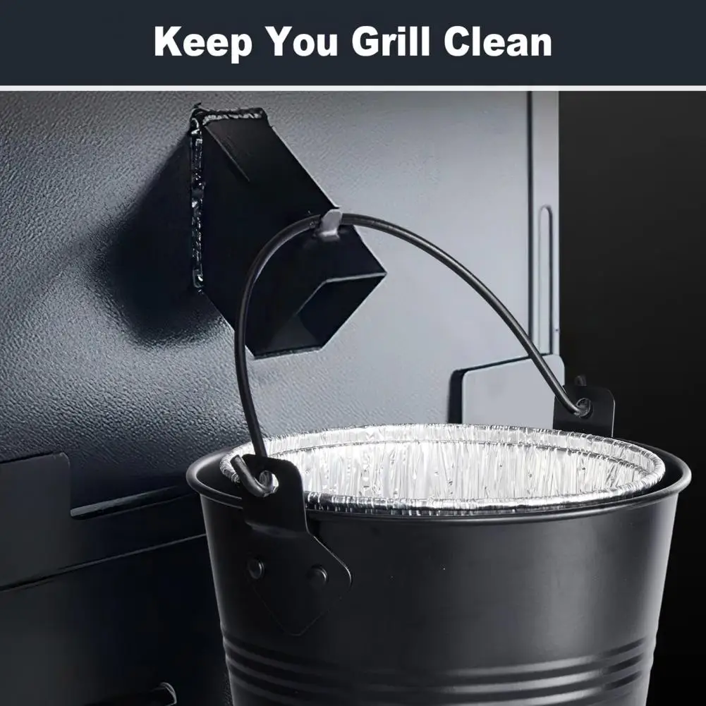 Grease Bucket Liner for Traeger Grills Outdoor Bbq Grill Aluminum Foil Drum Lining Accessories for Traeger Pro for Picnics