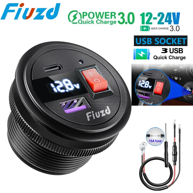 12v-24v-carro-carga-rapida-30-duplo-usb-carregador-tomada-de-aluminio-metal-36w-tomada-carga-rapida-com-voltimetro-led