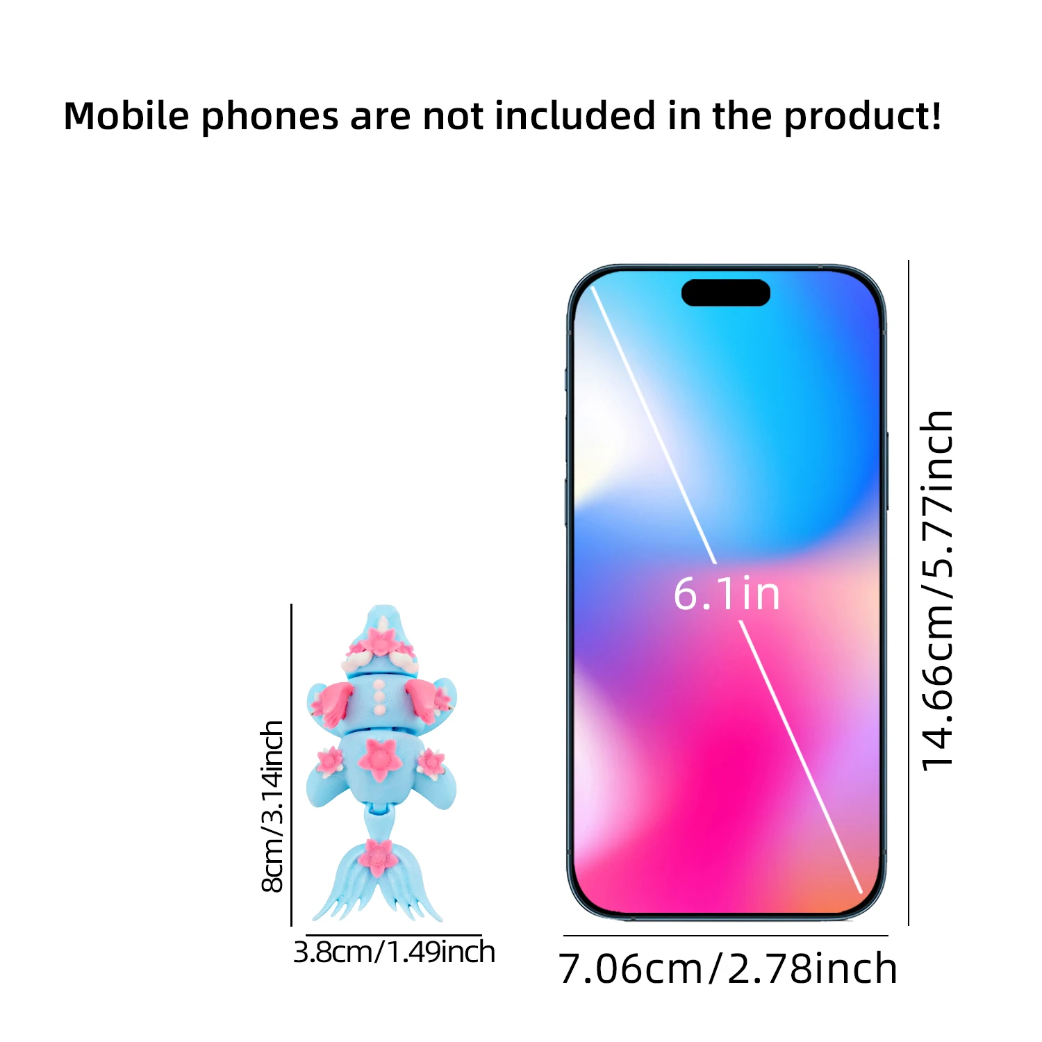 3D printed lotus dragon, multi joint movable, flower dragon ornament decoration, beautiful dragon ornament #2