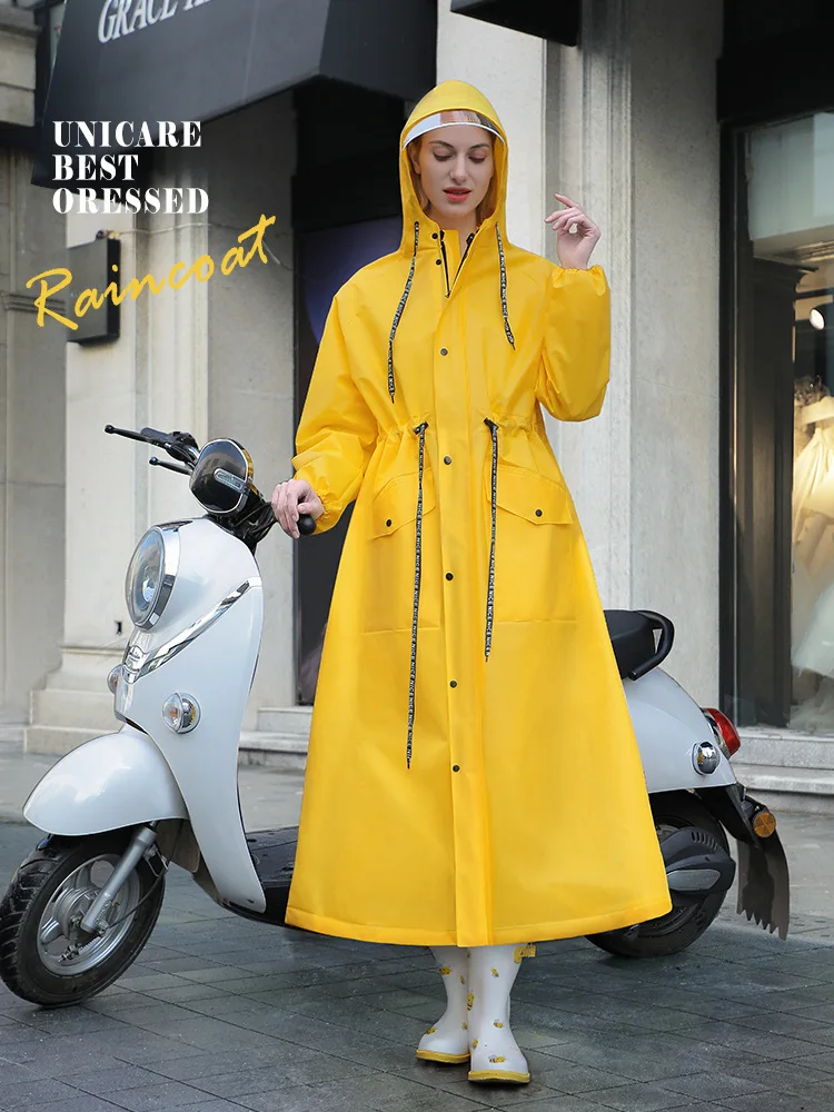 Electric Bicycle Adult Raincoat Wholesale Women's Men's and Women's Single Long Full Body New Riding Anti Storm Poncho