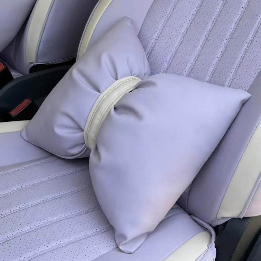 Kids Anti Collision Headrest For Electric Motorcycle Front Safety Pad Leather Cushion Protector Baby Riding Accessory