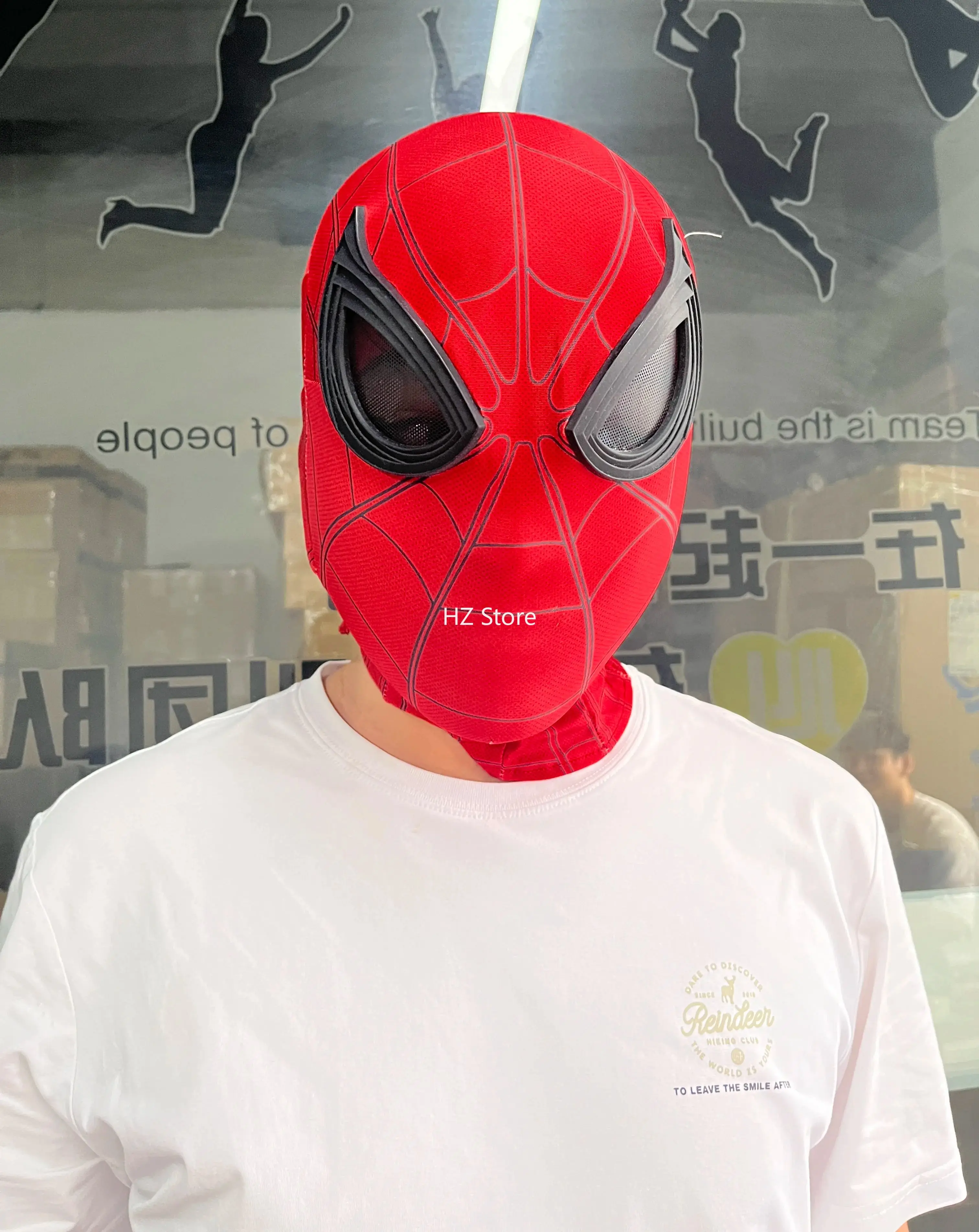 マーベルスーパーヒーロースパイダーマンマスク、ブラックアイ、ハロウィーンコスプレコスチューム、スパイダーマン、ホームから遠くまで