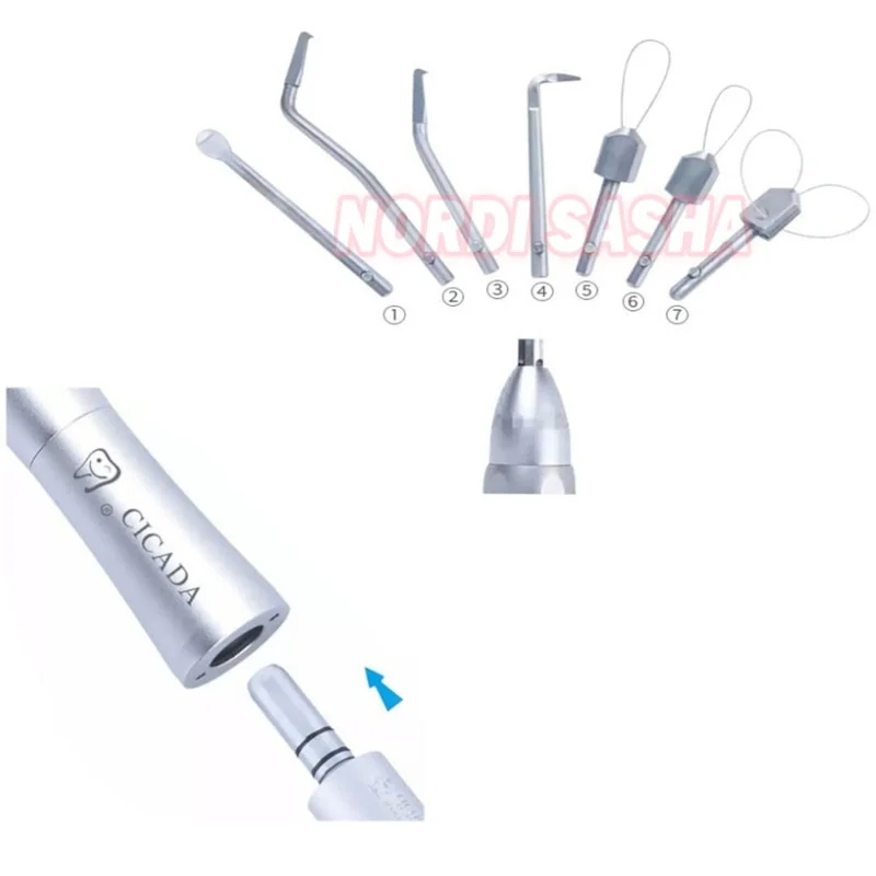 1 Set  Dental CICADA Easy Remover  Automatic Crown & Bridge Remover Adjustable 5 Shifts Teeth Crowns Extractor Dentistry Tools