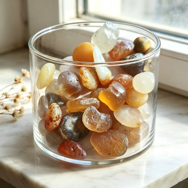 Natural Gobi Agate Rough Transparent Agate Pebble Crystal Healing Stone Home Decoration Mineral Specimen DIY Jewelry Making
