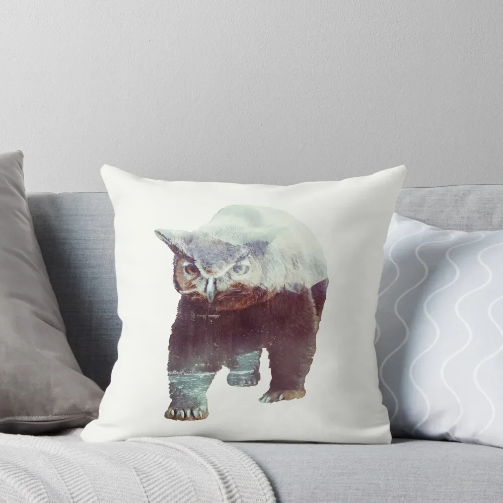 

Owlbear Throw Pillow luxury decor pillowcases for sofa cushions