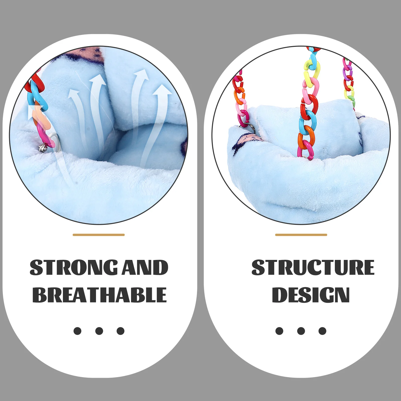 

Small Animal Hammock S Cotton Comfortable Hamster Guinea Pig Bed Wear Resistant Breathing Hideout Nest