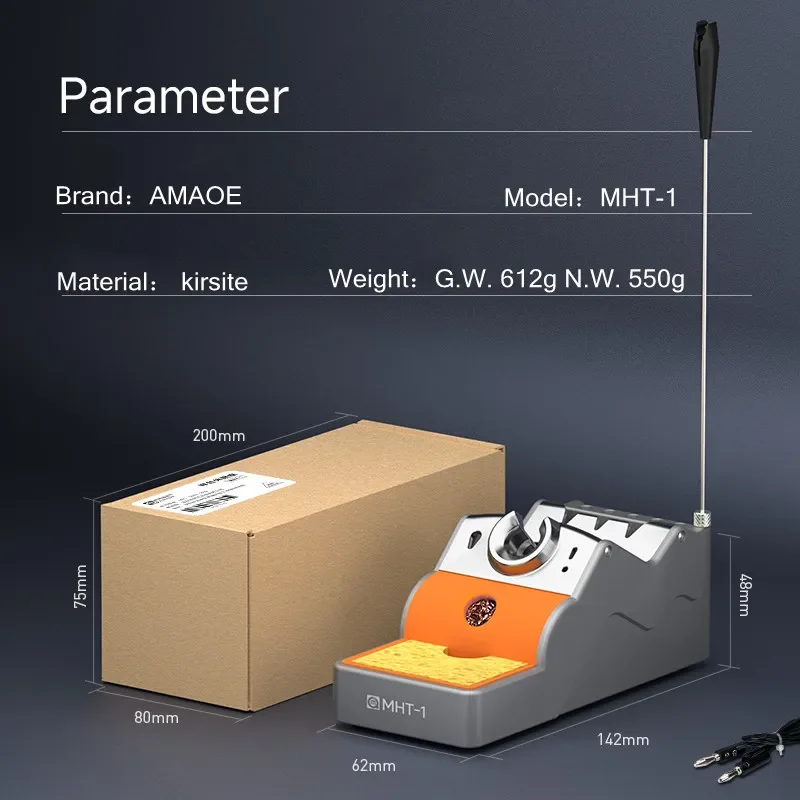 AMAOE MHT-1 Universal C210 C245 C115 Soldering Iron Sleep Holder Intelligent Welding Station Handles Sleep Hibernation Base
