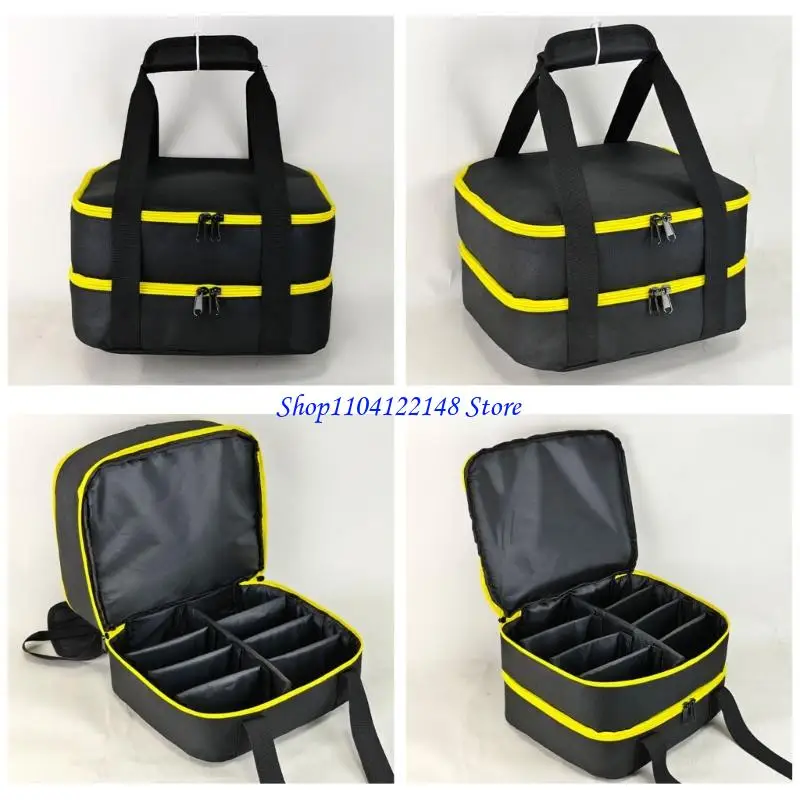 P9FA Versatile Woven Storage Case For 20V/12V/18V/60V Battery Packs And Chargers Pouches Design For Outdoor And Home Use