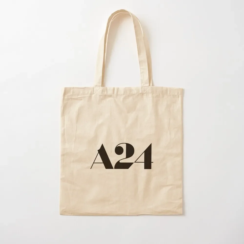 

A24 Logo (Black) Tote Bag tote bag screen Shopper shopping bag