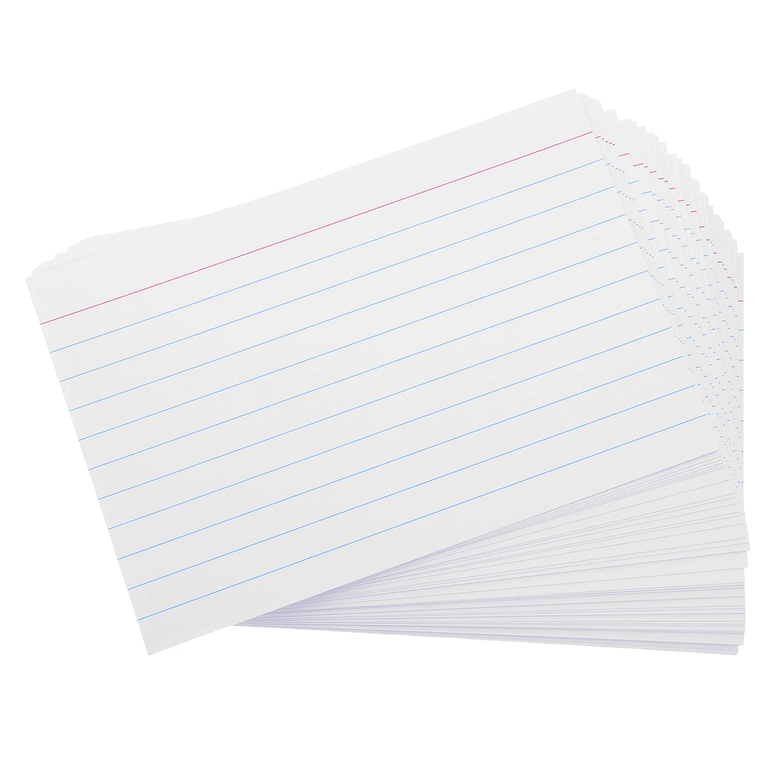 

200Pcs Lined Index Cards Heavy Card Stock Smooth Writing Surface Clear Horizontal Lines Versatile Usage Study Flashcards