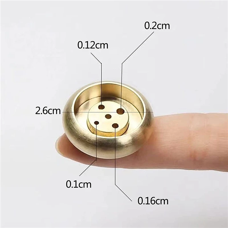 Mini Incense Burner Pure Brass Incense Stick Holder 5/9 Holes Incense Tray Ornament Bedroom Home Yoga Decoration Crafts
