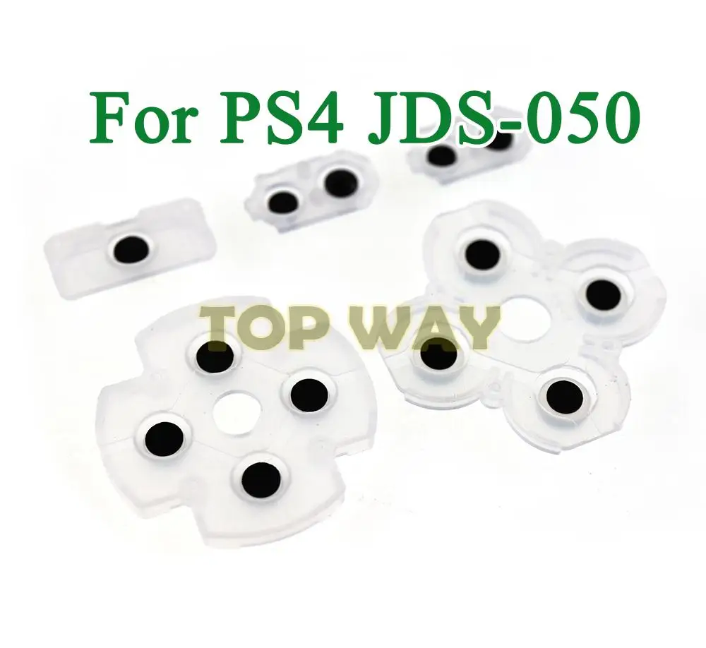 2sets For Sony Playstation 4 PS4 Controller JDS 050 JDM-055 Conductive Silicone Rubber Pads for Dualshock 4 L2 R2 Buttons