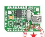 MCP2210 module MIKROE-1204 BOARD USB SPI CLICK development board