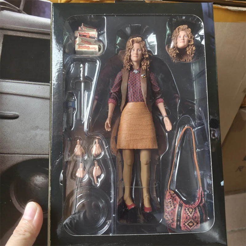 NECA Turtles Reporter April O'Neil Turtle Actionfigur Klassischer Film 1990er Jahre Leonardo Michelangelo Donatello Figuren Spielzeug – Detail 2