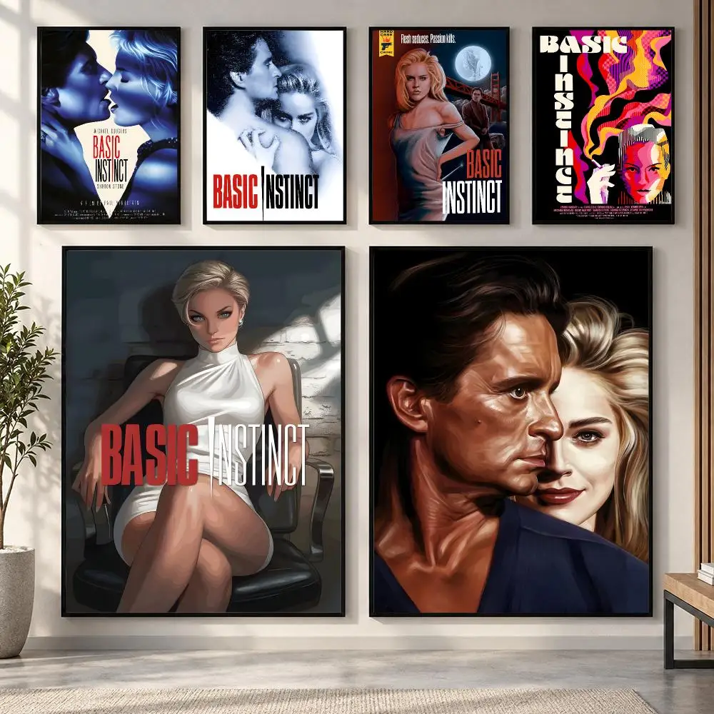 Basic Instinct Poster HD art sticky wall waterproof home living room bedroom bar aesthetic decoration